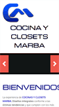 Mobile Screenshot of cocinasyclosetsmarba.com